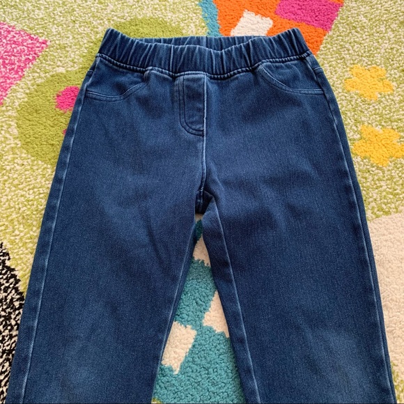 Hanna Andersson Jeggings Stretch Blue Size 5 - Picture 2 of 4